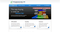 Desktop Screenshot of basilbudgetcars.com